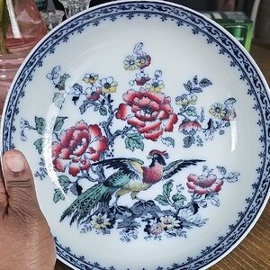 Floral Bird Design Decorative Plate